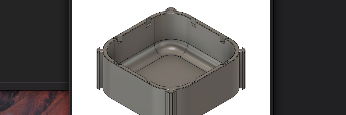 Box 20mm hoch